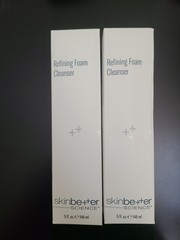 Skinbetter Science Refining Foam Cleanser- 5fl.oz/148ml NIB Sealed 2 PACK!