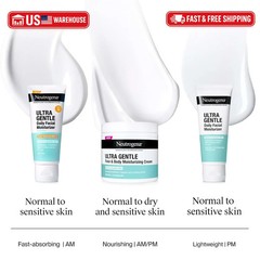 Neutrogena Face Moisturizer Ultra Gentle Daily Face Moisturizer for Sensitive Sk