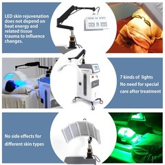 7 Colors PDT LED Light Photon Therapy Face Neck Mask Skin Rejuvenation Machine