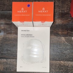 SKINETRY Hyaluronic Acid & Collagen Face Mask, White 25g 5pcs