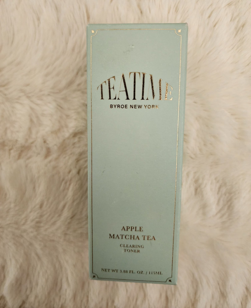 Byroe Teatime Apple Matcha Tea Toner Green Tea Apple Extract 3.88 fl oz