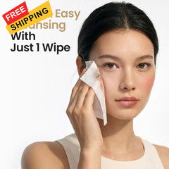 SKINFOOD Rice Cleansing Wipes – Daily Hypoallergenic 80 Count (Pack of 1)