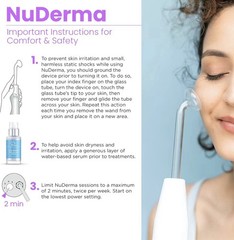 Pure Daily Care NuDerma Professional Skin Therapy Wand 6 Neon/Argon Applicators